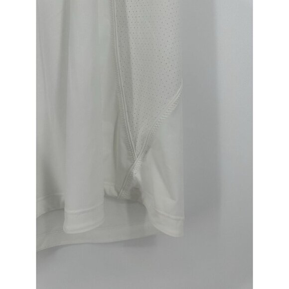 Athleta Pacifica II 1/4 Zip Tank Top White Size Large Athletic Sleeveless - Picture 4 of 10